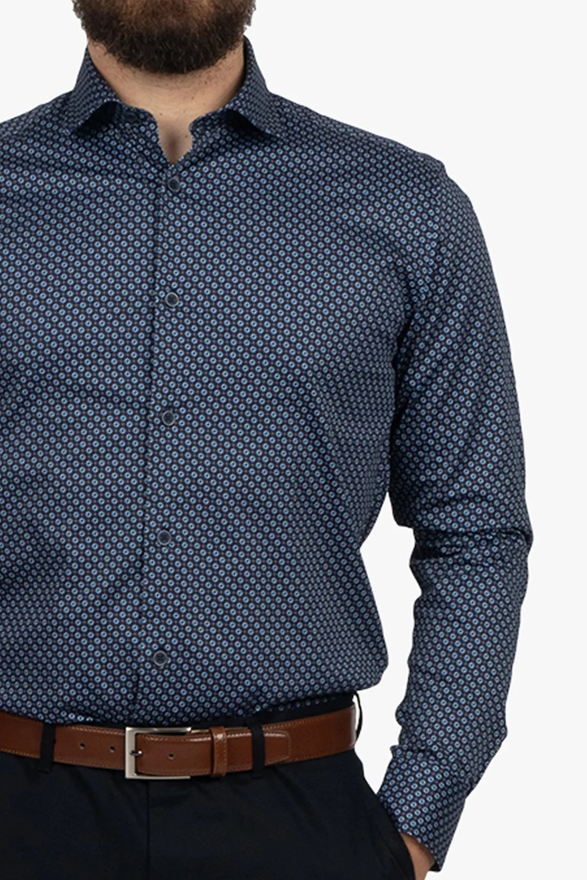 Daniel Hechter | Vogue Print Casual Shirt