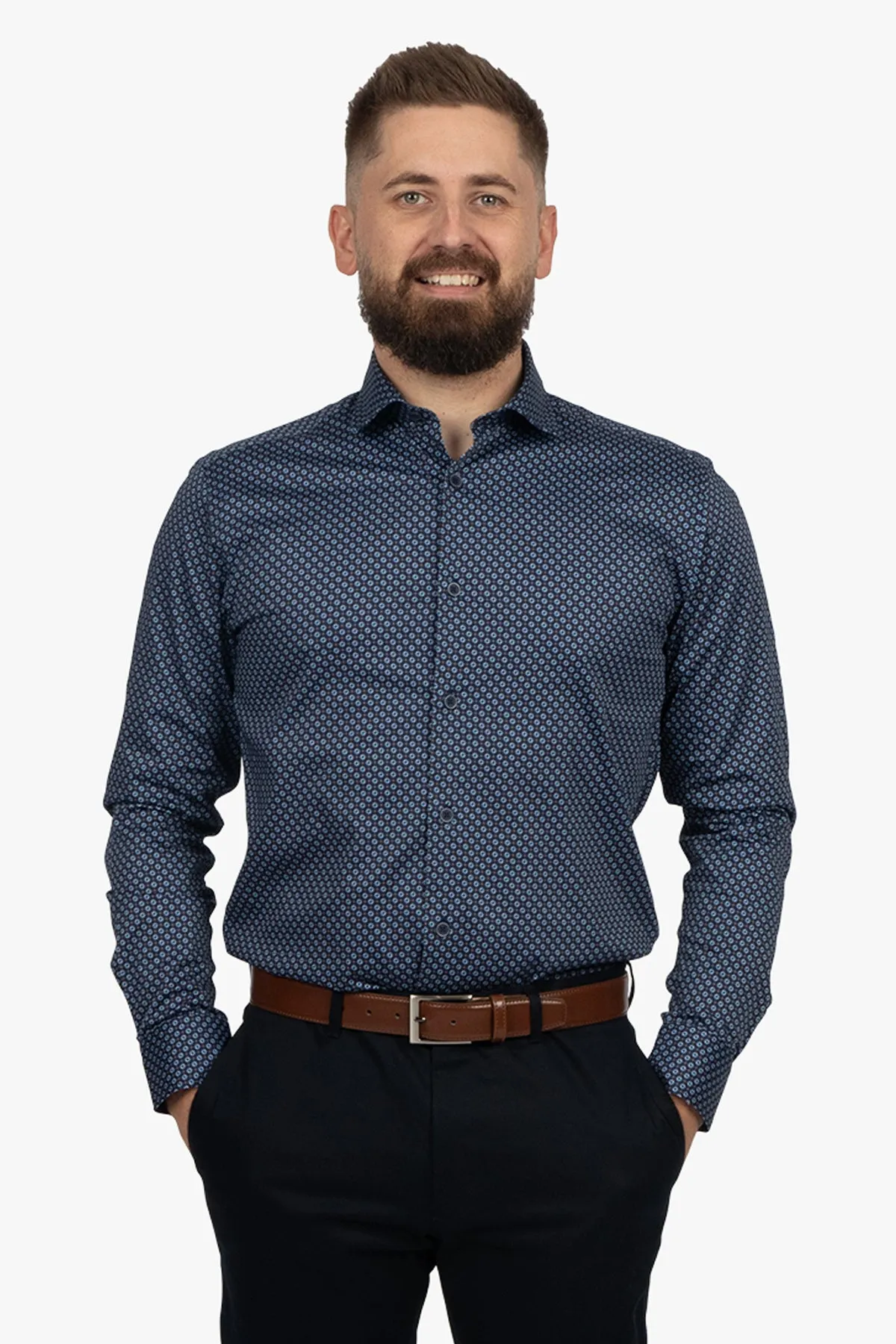 Daniel Hechter | Vogue Print Casual Shirt