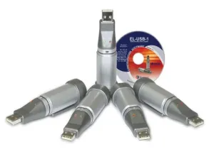 Data Logger, Temperature - -35 to  80°C (-31 to  176°F).