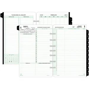 Day-Timer 2-page-per-day Reference Planner Refill