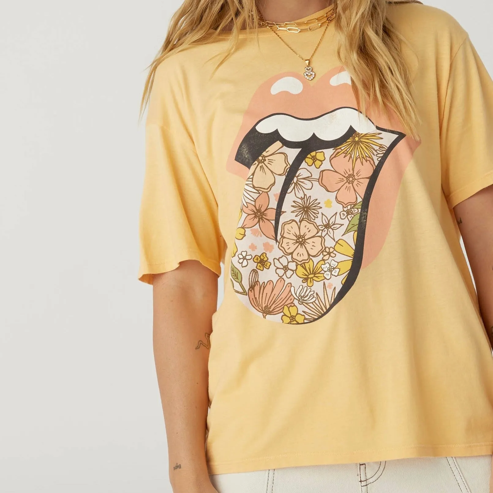 DAYDREAMER Rolling Stones Boyfriend Tee