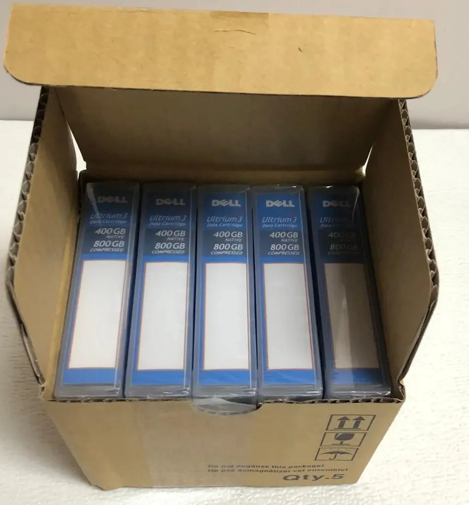 Dell LTO Ultrium 3 Data Cartridge 400GB Native 800GB Compressed | KMCE-300