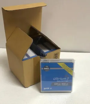 Dell LTO Ultrium 3 Data Cartridge 400GB Native 800GB Compressed | KMCE-300