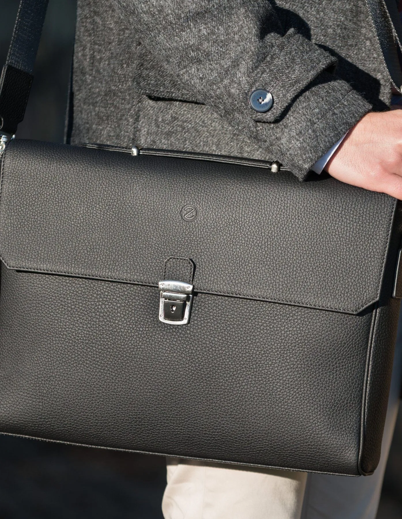 Deve Briefcase Man Brown Casual