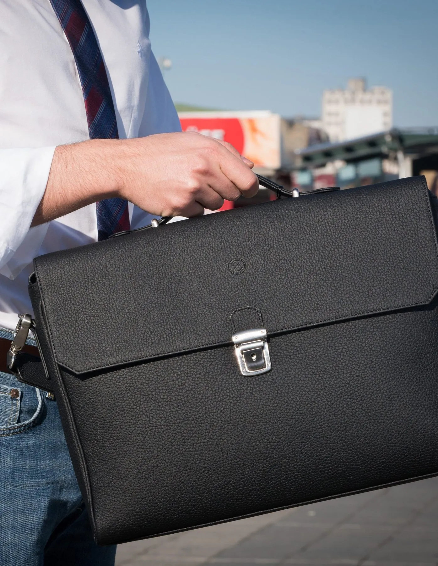 Deve Briefcase Man Brown Casual