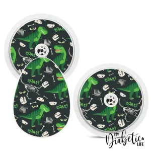 Dino-rawrs- Bubble Reader Sticker