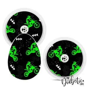 Dirt Bike - Bubble Reader Sticker