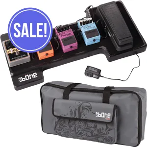 DISCONTINUED - Gator G-Bone Pedal Board, Wave Gray, No Power Supply