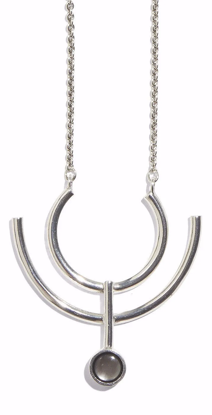Division Necklace in Silver