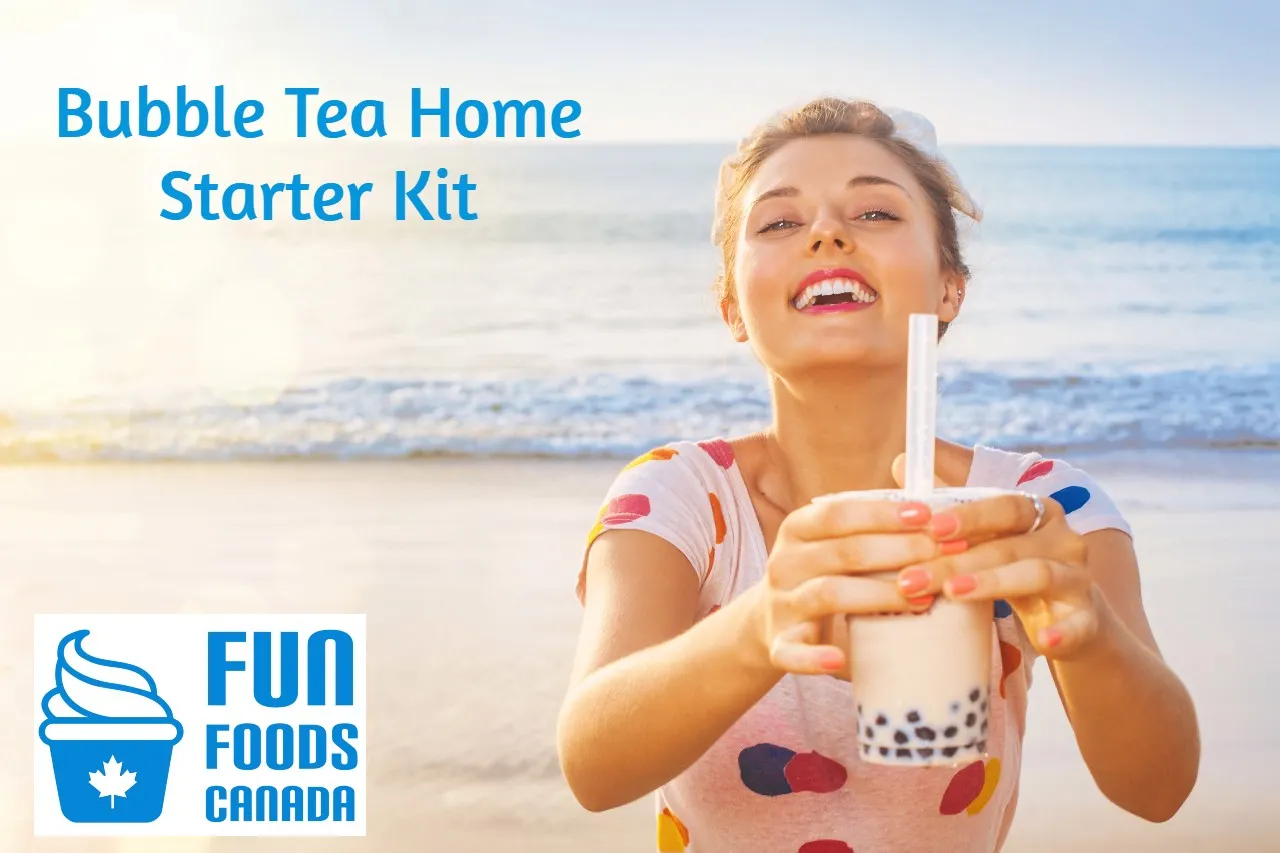 DIY Bubble Tea Home Starter Kit for Home, Office, Birthday Parties, Special Events etc.