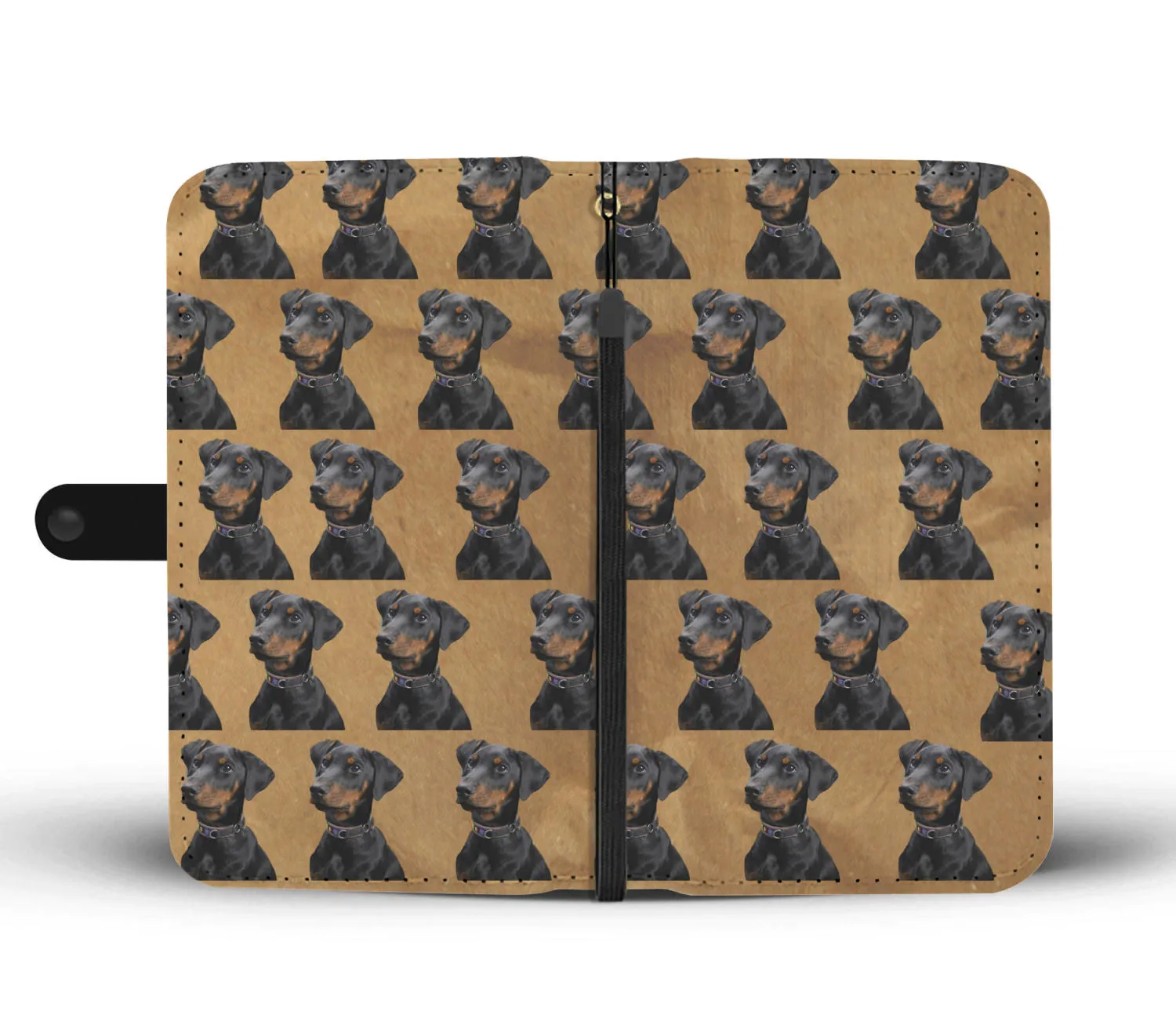 Doberman Phone Case Wallet