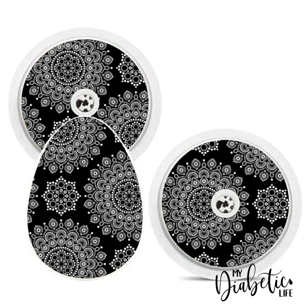 Dot Mandala - Bubble Reader Sticker