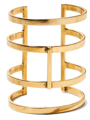 Double Arc Cuff in Gold