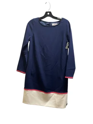 Dress Casual Midi By Vineyard Vines In Navy, Size: Xs