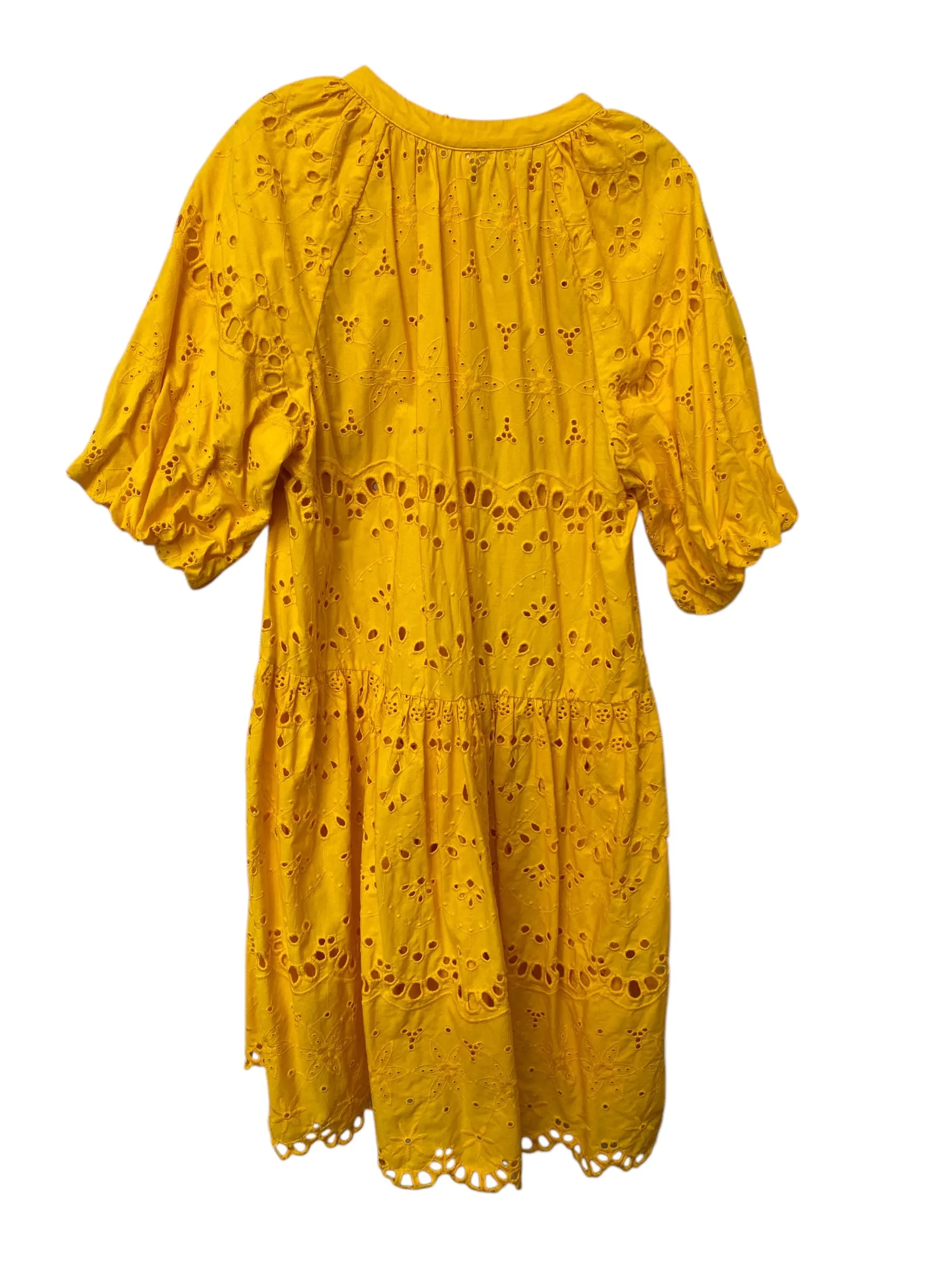 Dress Casual Short By Anthropologie In Yellow, Size: Xl