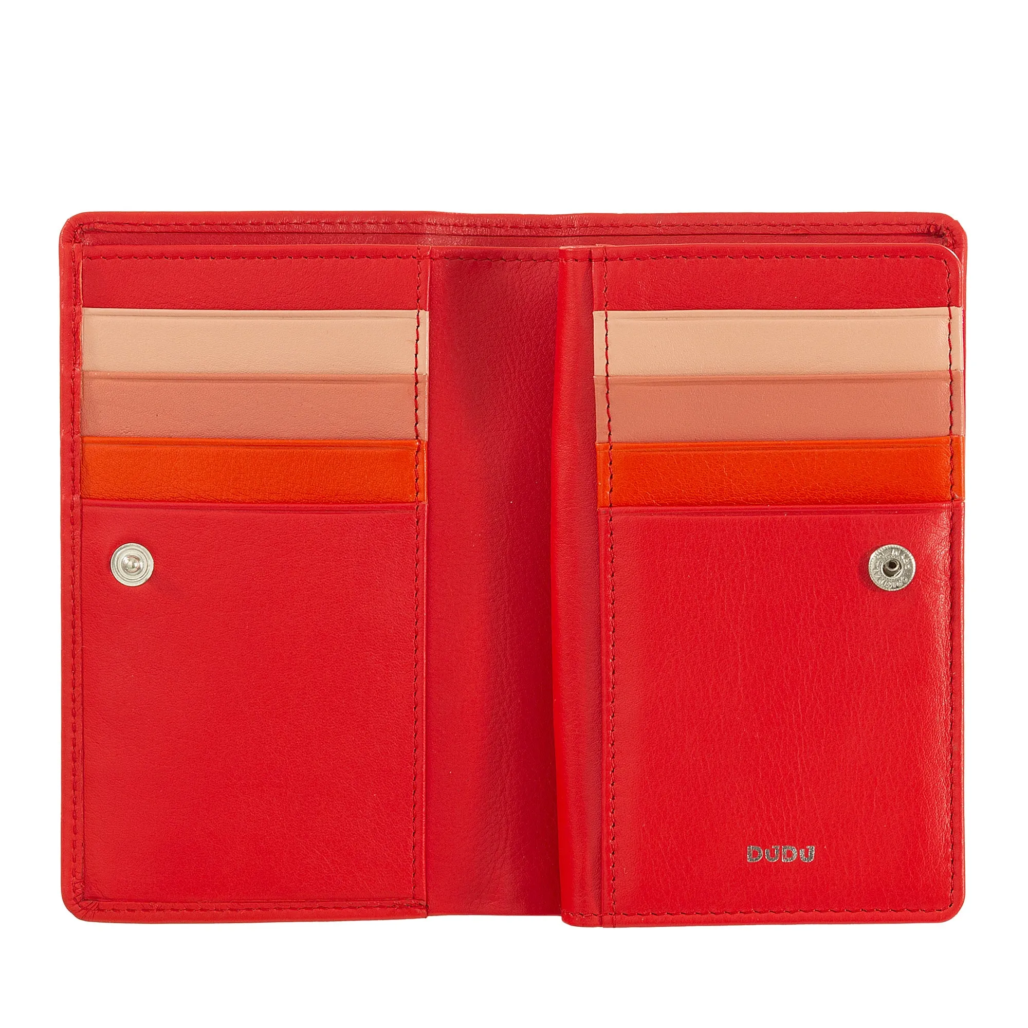 Dudu Coloring Women's Wallet Rfid in Multicolor Leather With Key holder, Card holder pockets and cards