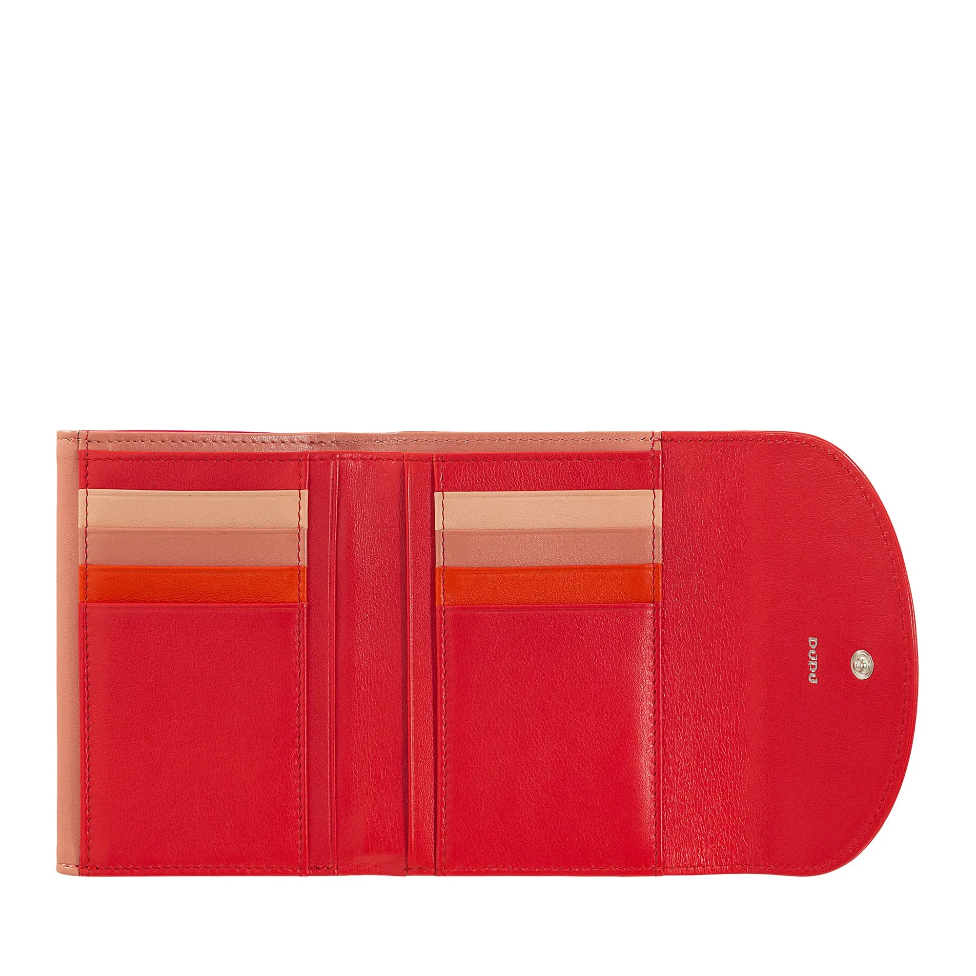 DUDU WOMEN RFID WORLD WALLS WITH PORTAMONE, COLOR LEAVE WALLS DOUBLE PATTA CARD CARD CARD Banknotes