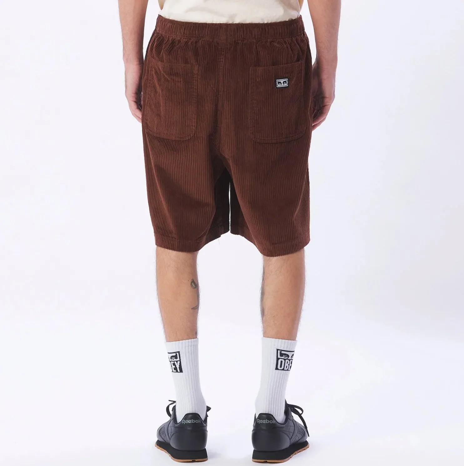 Easy Relaxed Corduroy Short Sepia