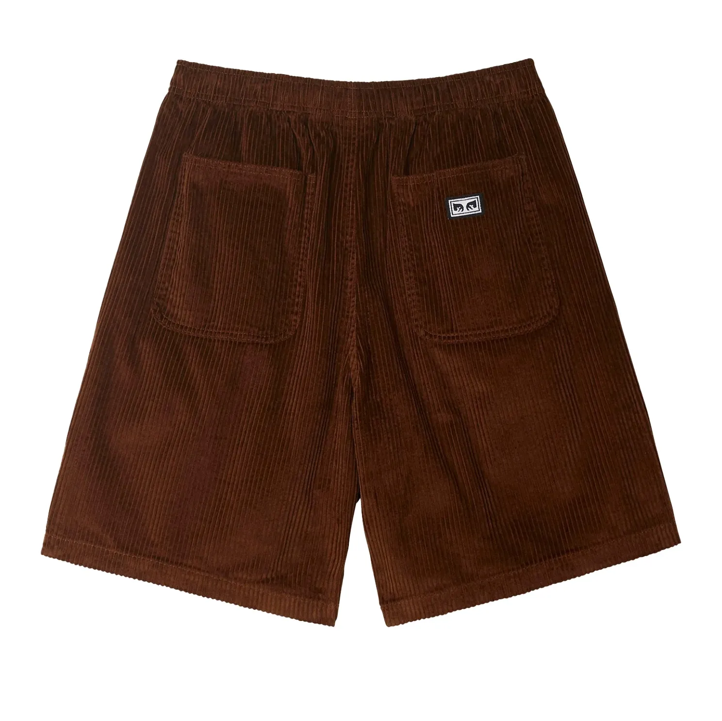 Easy Relaxed Corduroy Short Sepia