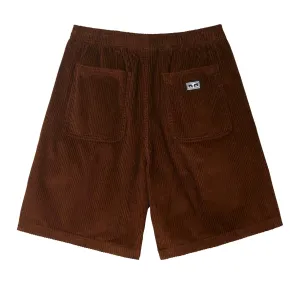 Easy Relaxed Corduroy Short Sepia