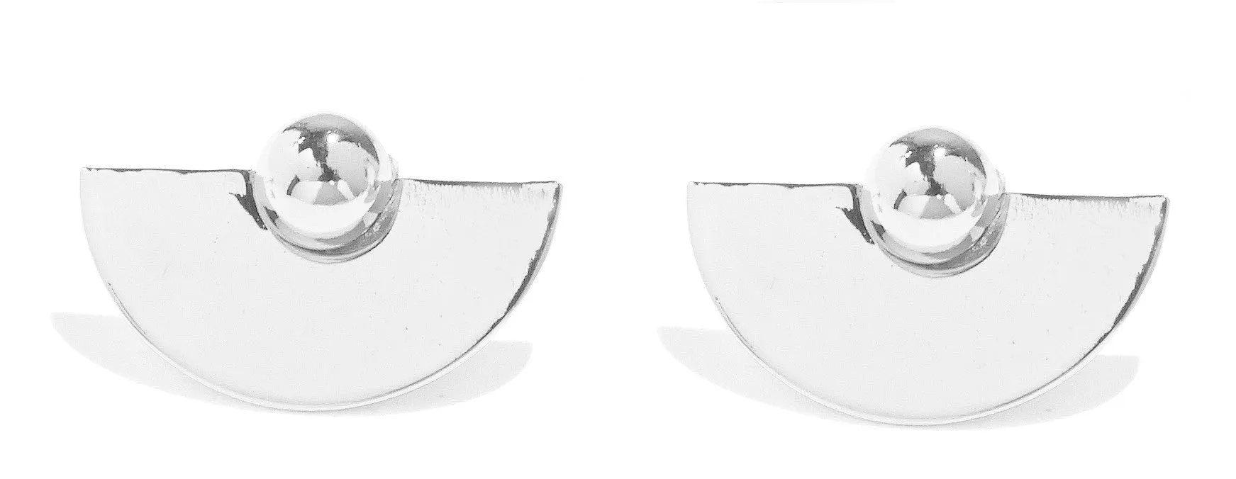 Eclipse Ear Jacket in Silver