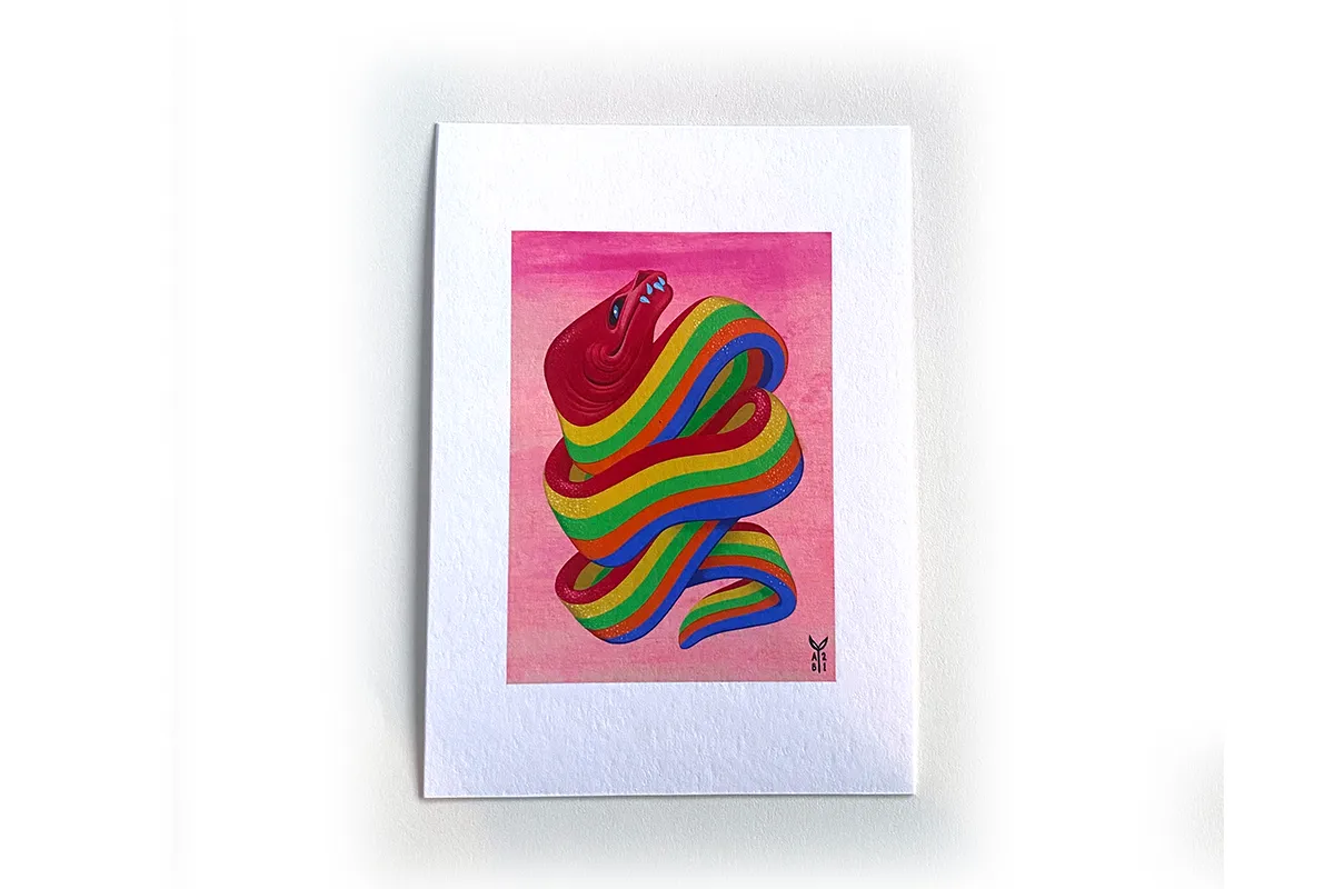 Eelectric Mini Giclee Print