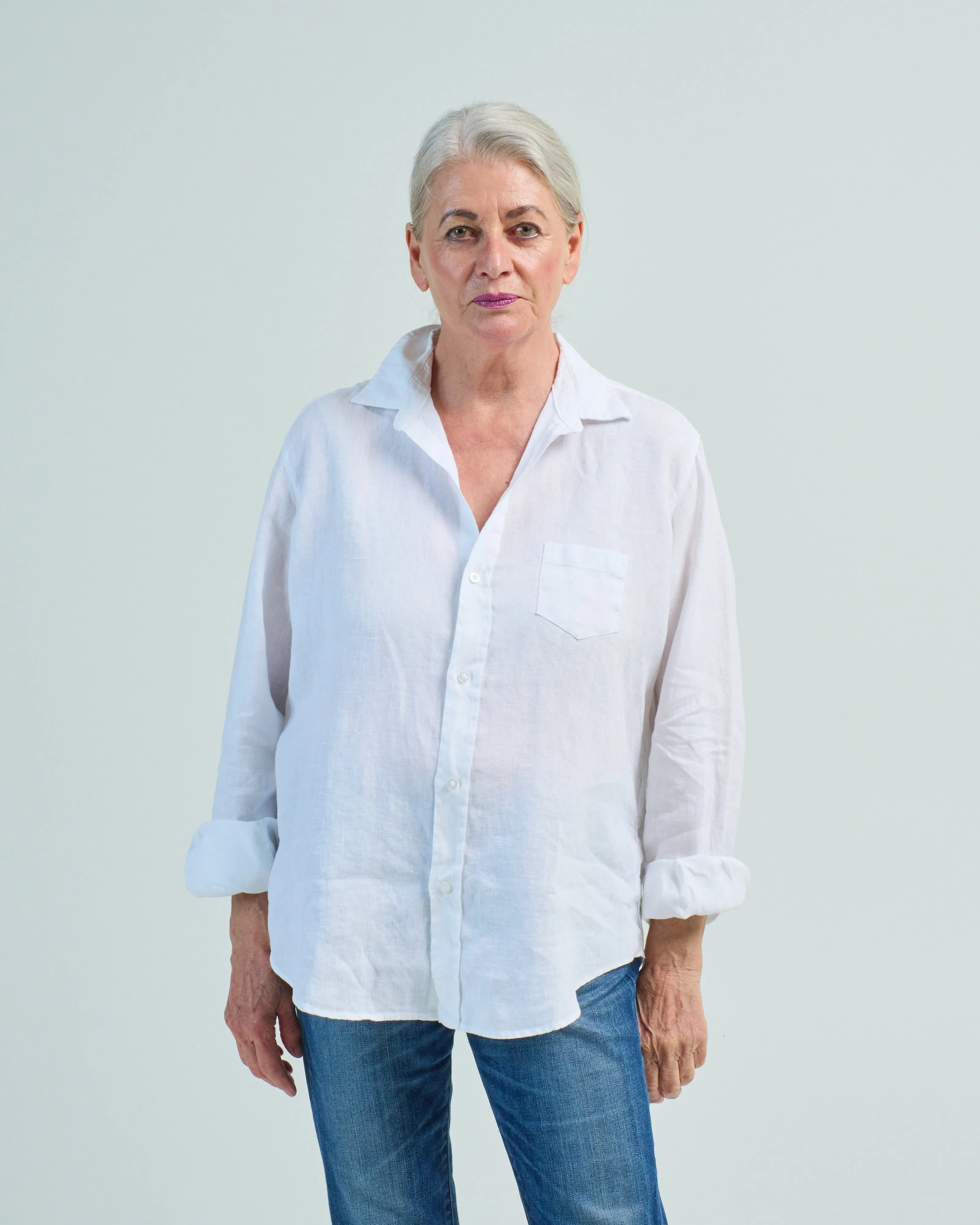 eileen relaxed button-up shirt
