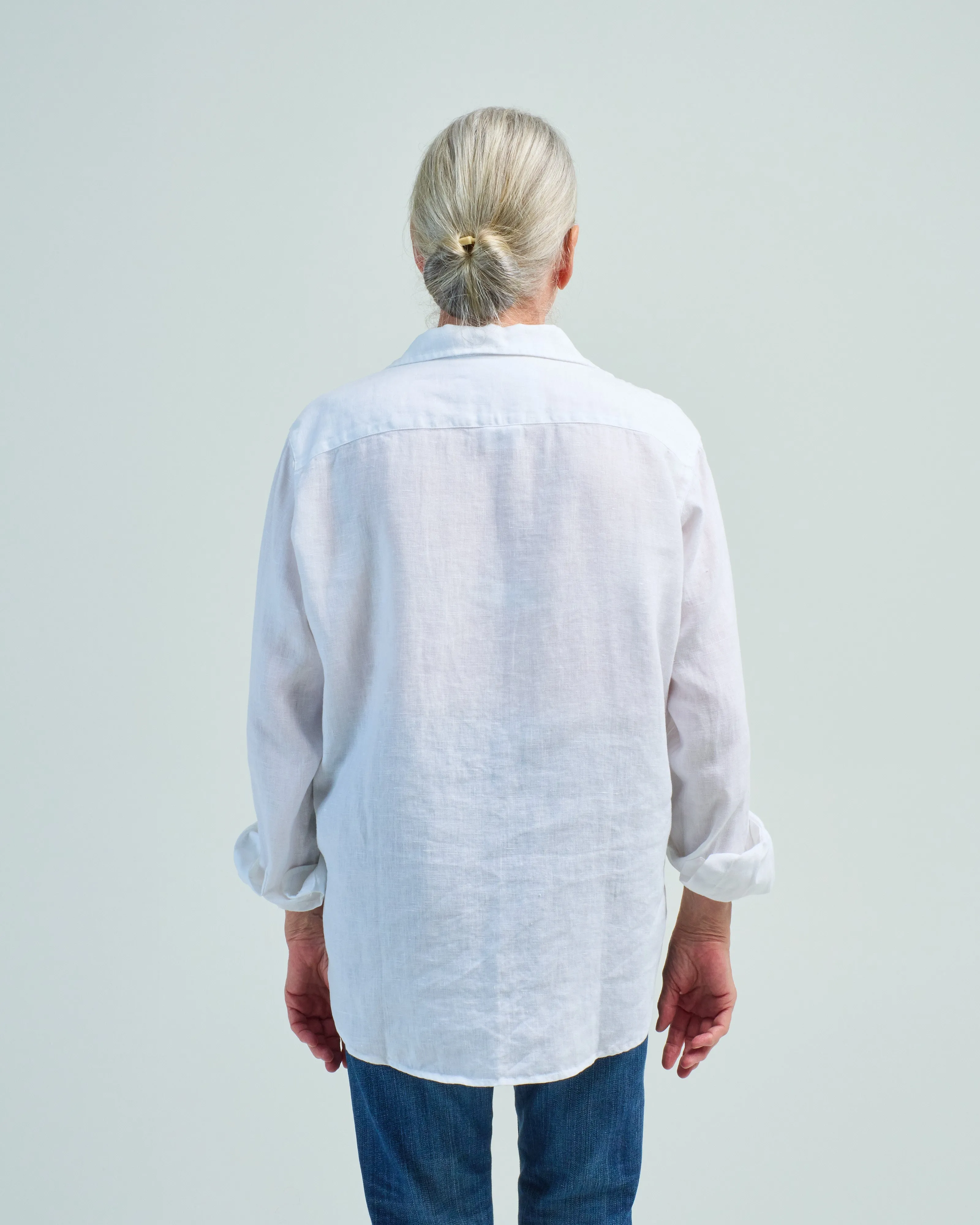eileen relaxed button-up shirt
