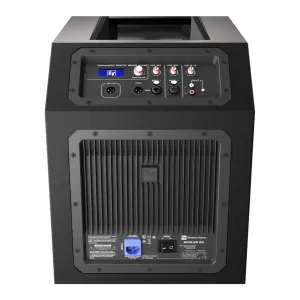 Electro Voice Powered Subwoofer Black w/ 8 Channel Mixer Quicksmart DSP & Bluetooth 1000w Class D Amp