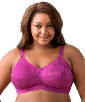 Elila Embroidered Lace Wire-Free Bra - Fuchsia