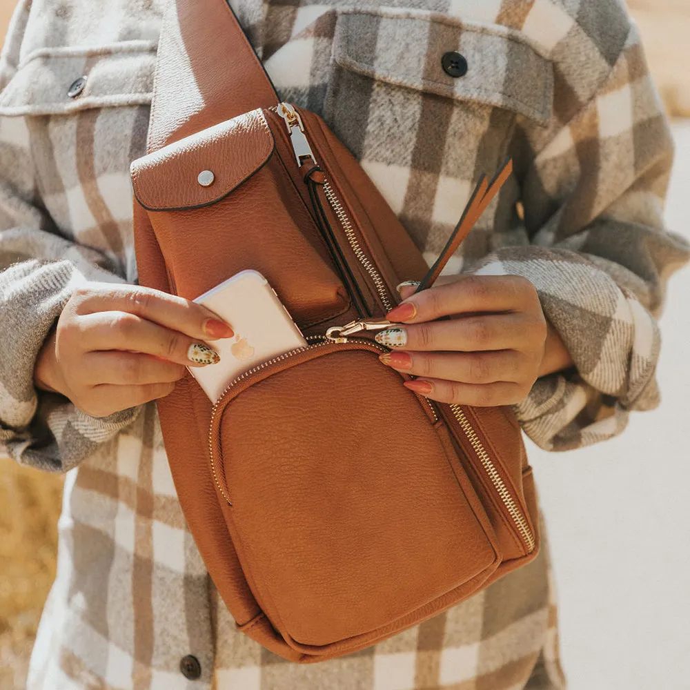 En Route Sling Bag cognac