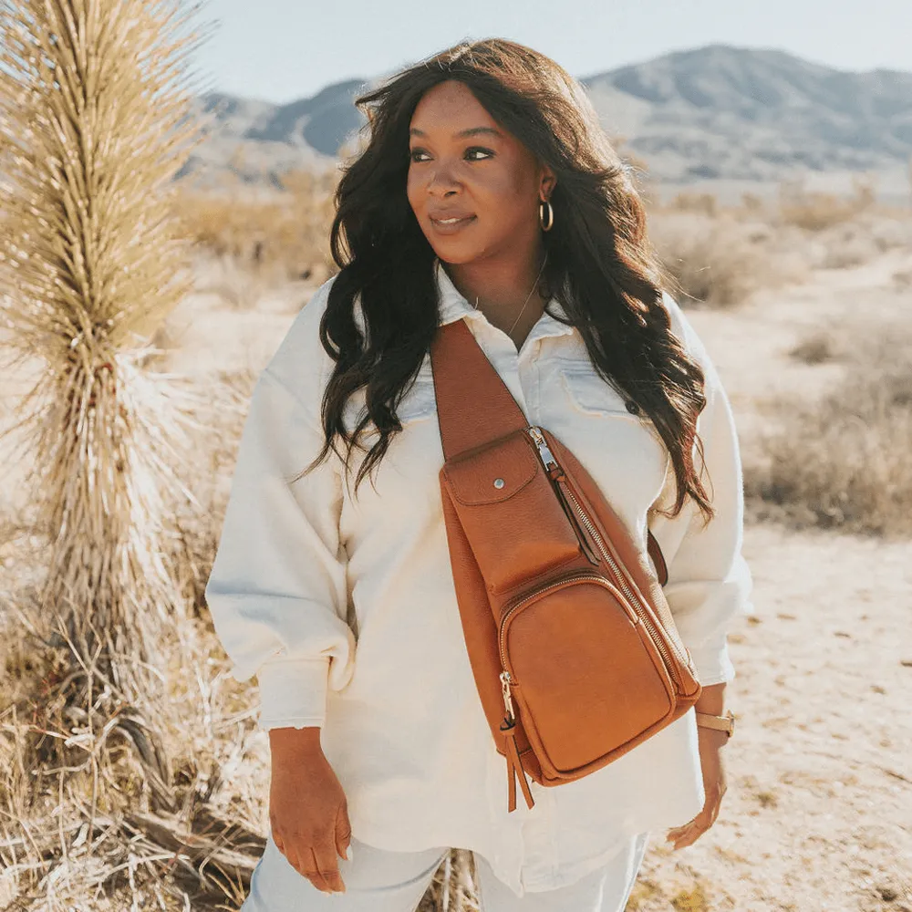 En Route Sling Bag cognac