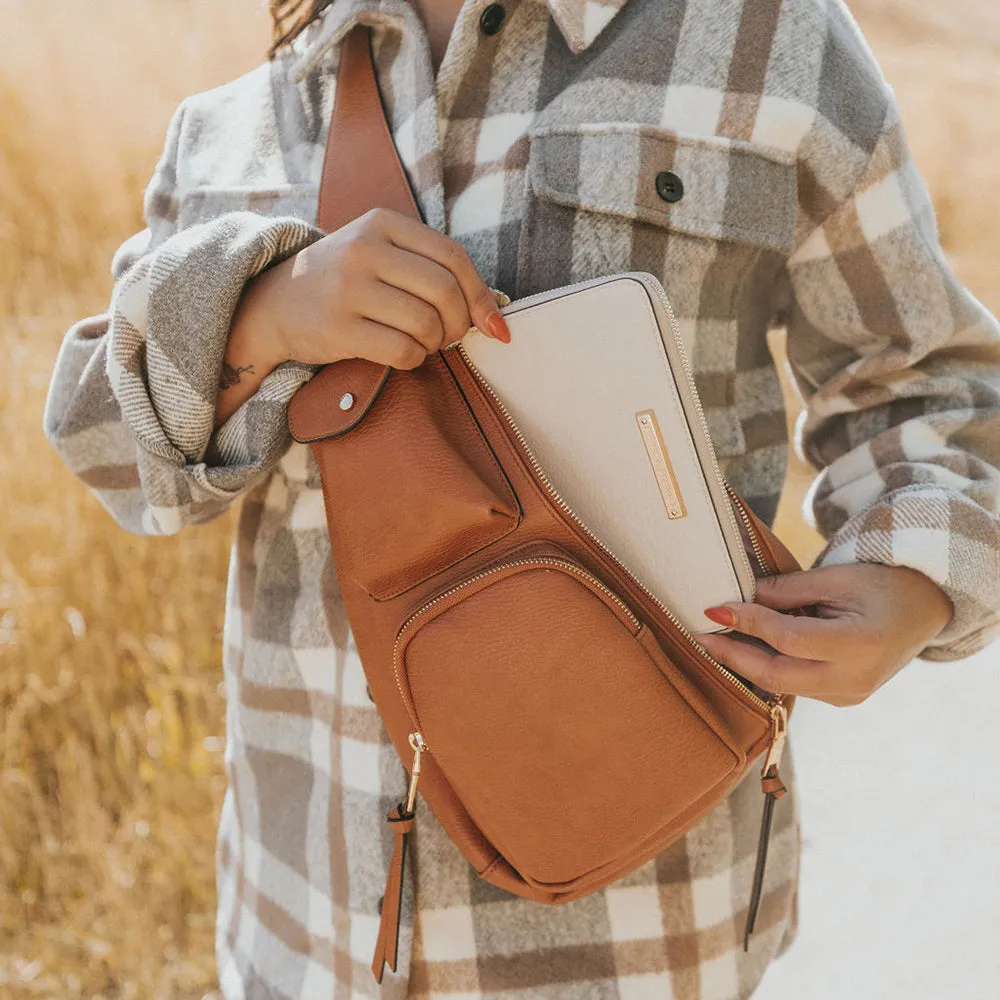 En Route Sling Bag cognac