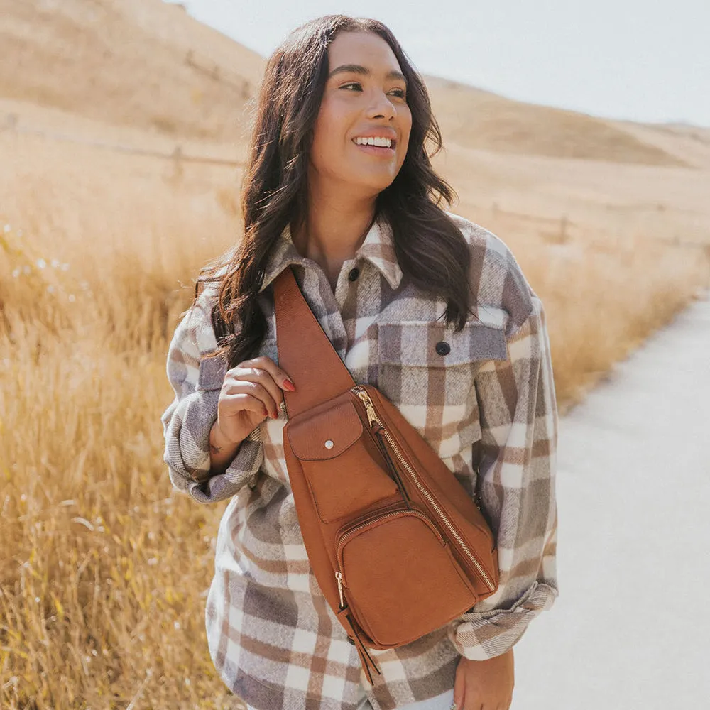 En Route Sling Bag cognac
