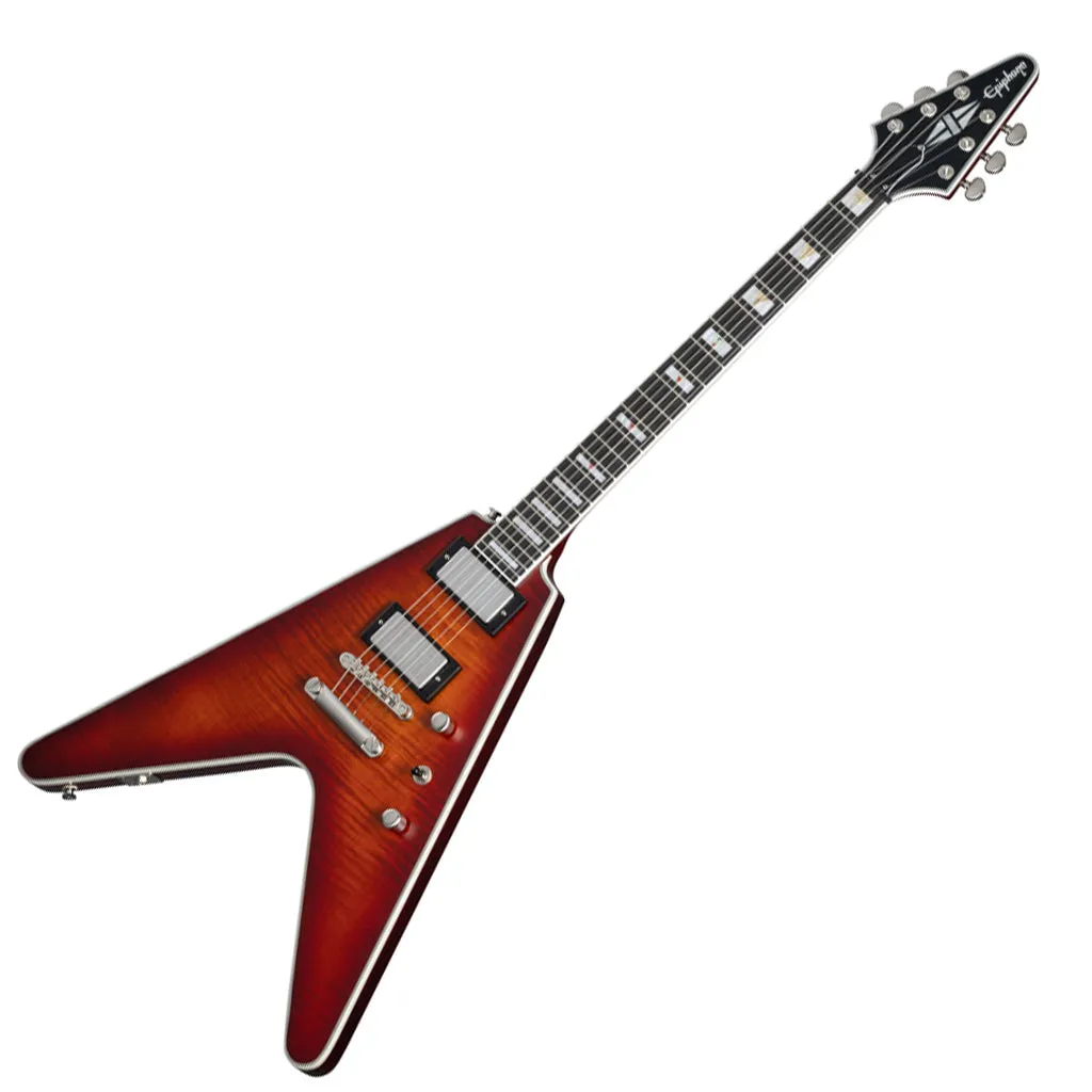 Epiphone Flying V Prophecy - Aged Bengal Tiger Burst
