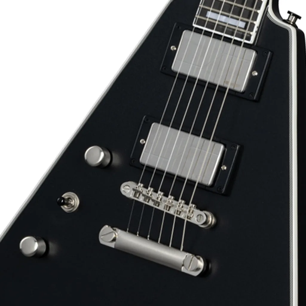 Epiphone Flying V Prophecy Left Handed - Aged Jet Black Metallic