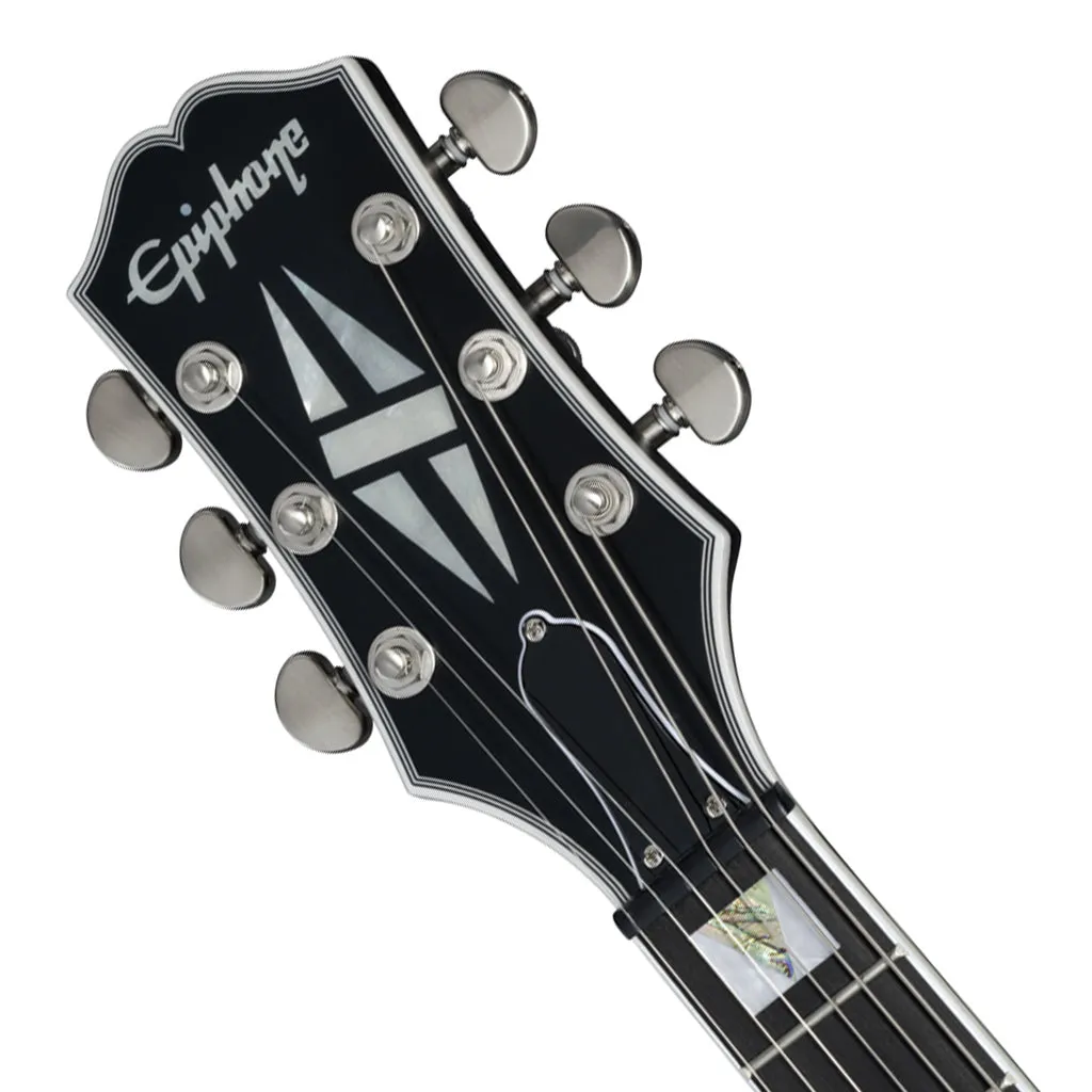 Epiphone Les Paul Prophecy Left Handed - Aged Jet Black Metallic