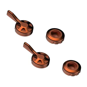 Evotech Evo Brake And Clutch Lever Orange Adjusters
