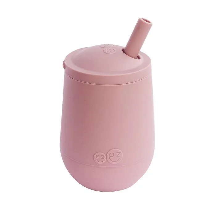 EzPz Mini Cup   Straw Training System (Blush)