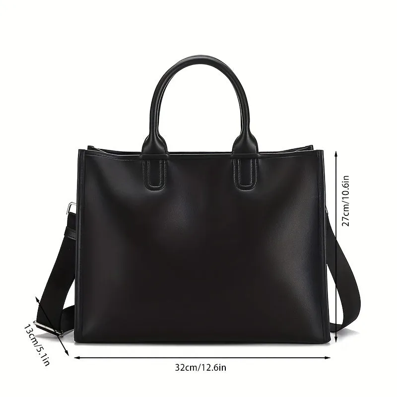 Fashion Top Handle Satchel Bag, Trendy Crossbody Bag, Women's Casual Handbag, Shoulder Bag & Briefcase