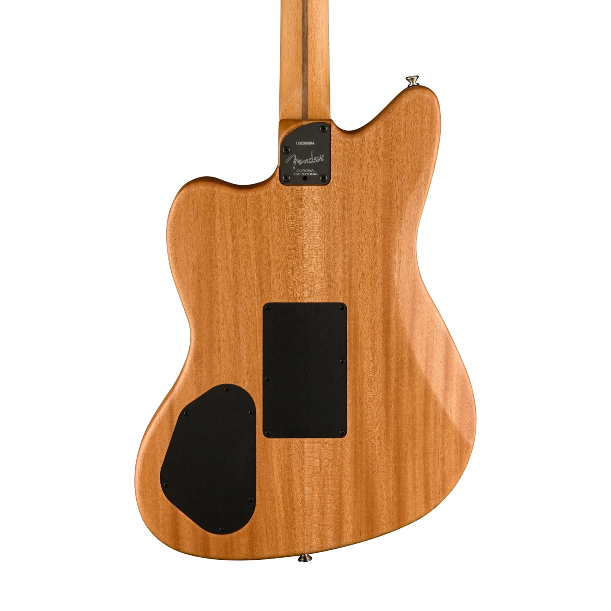 Fender American Acoustasonic Jazzmaster Acoustic Guitar w/bag, Ebony FB, Natural