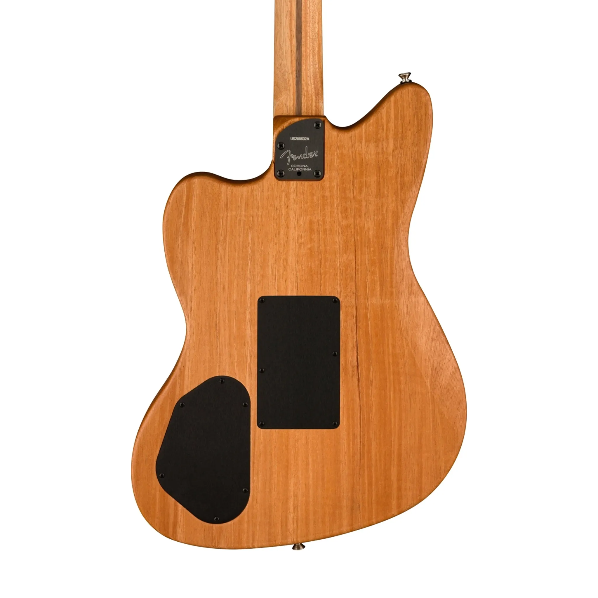 Fender American Acoustasonic Jazzmaster Acoustic Guitar w/bag, Ebony FB, Ocean Turquoise