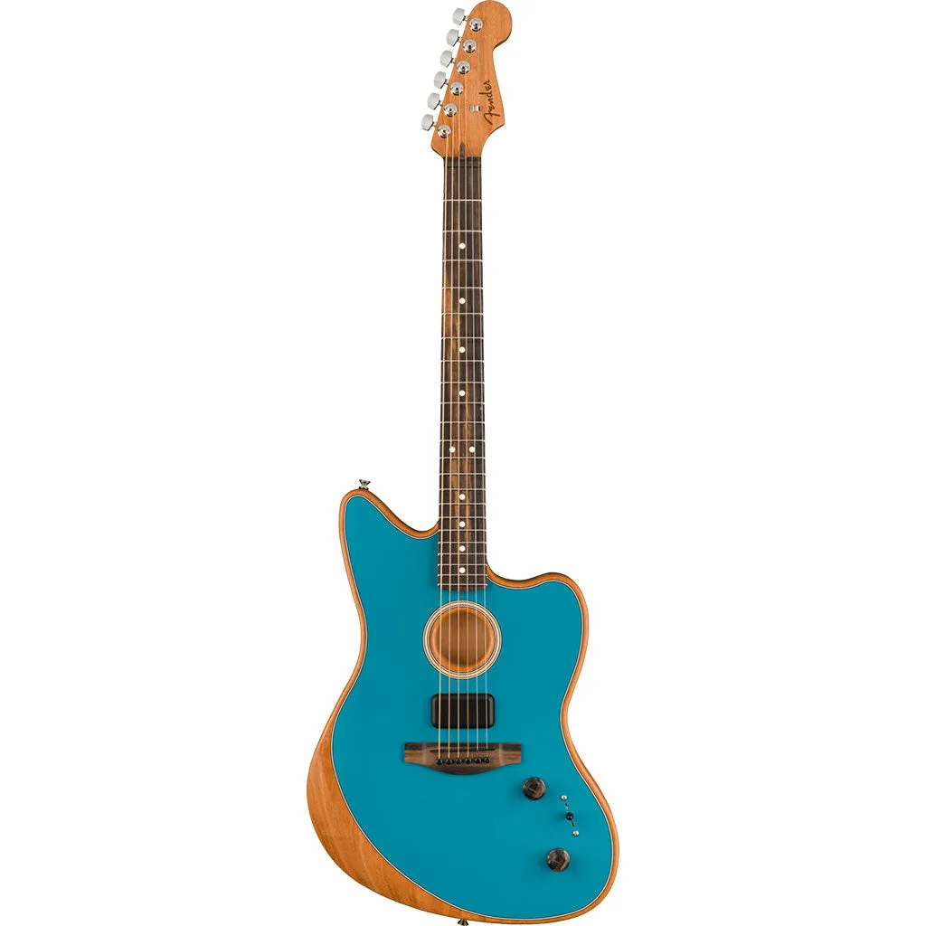 Fender American Acoustasonic® Jazzmaster®, Ocean Turquoise, Ebony Fingerboard