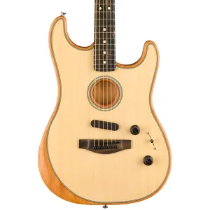 Fender American Acoustasonic® Strat®, Ebony Fingerboard, Natural
