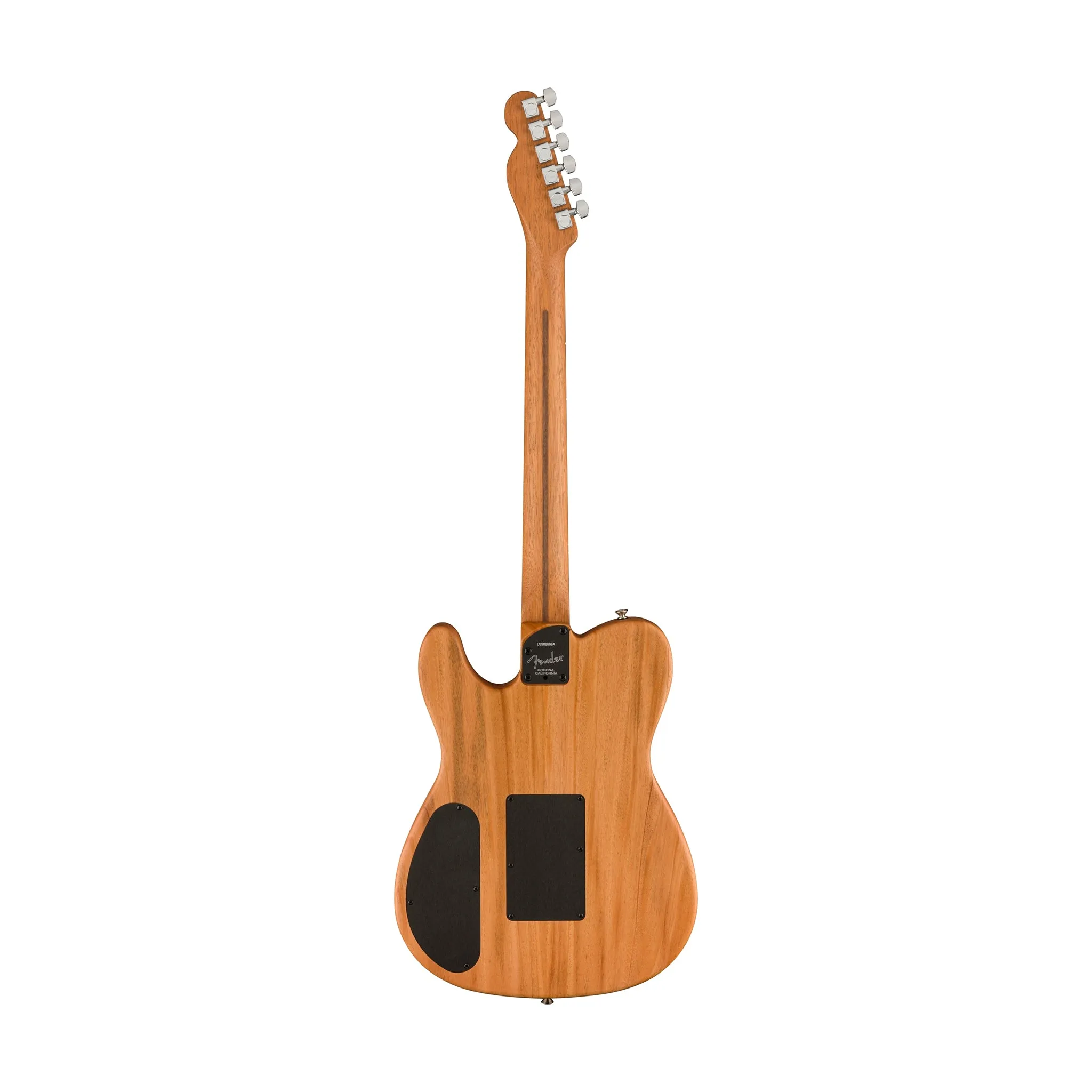 Fender American Acoustasonic Telecaster Acoustic Electric Guitar w/Bag, Ebony FB, Steel Blue