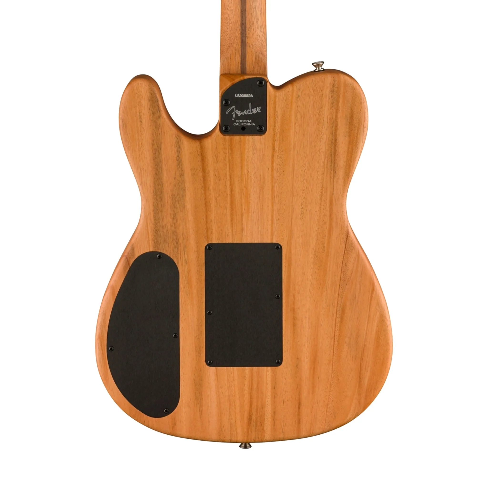 Fender American Acoustasonic Telecaster Acoustic Electric Guitar w/Bag, Ebony FB, Steel Blue