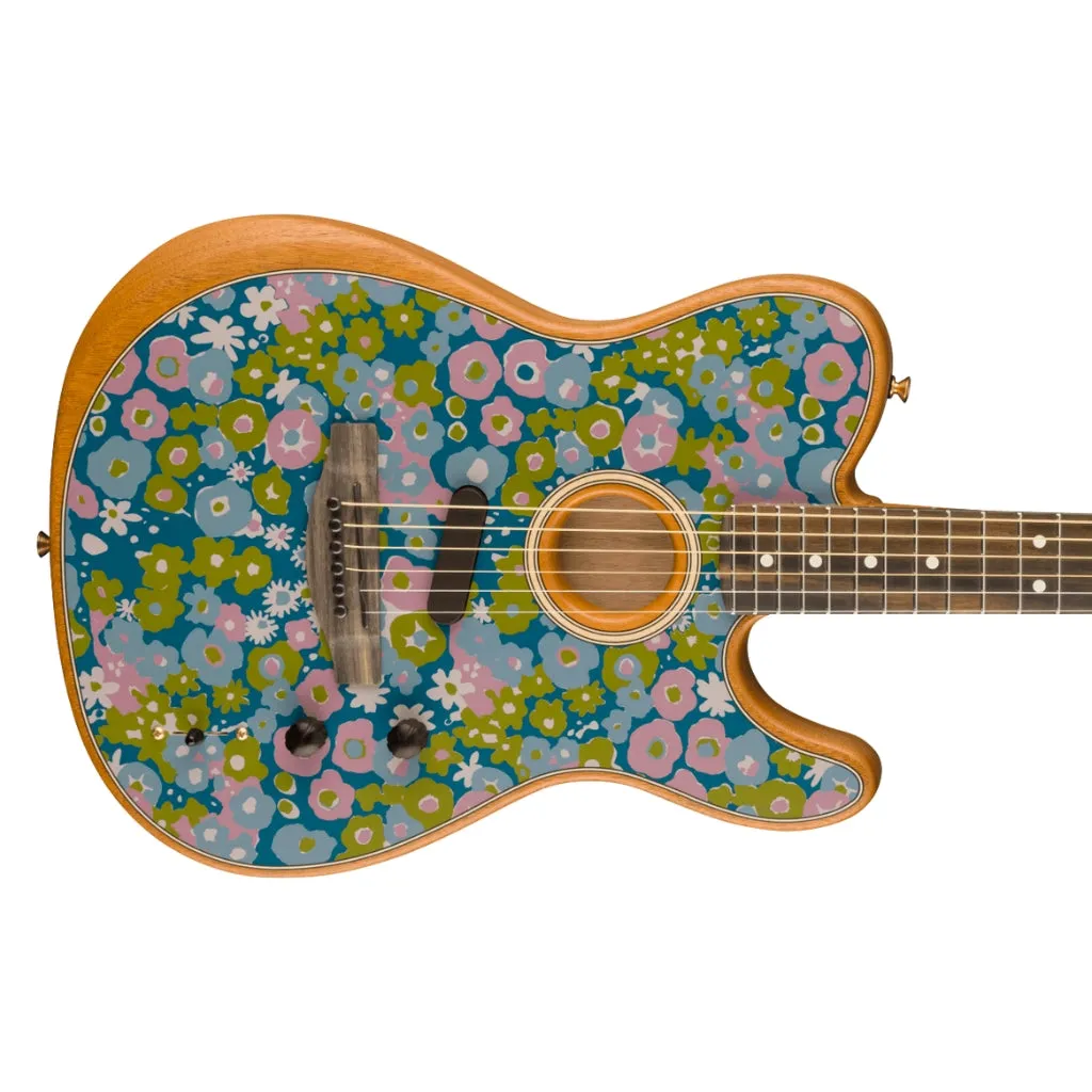 Fender American Acoustasonic Telecaster - Blue Flower