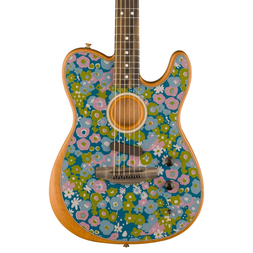 Fender American Acoustasonic Telecaster - Blue Flower