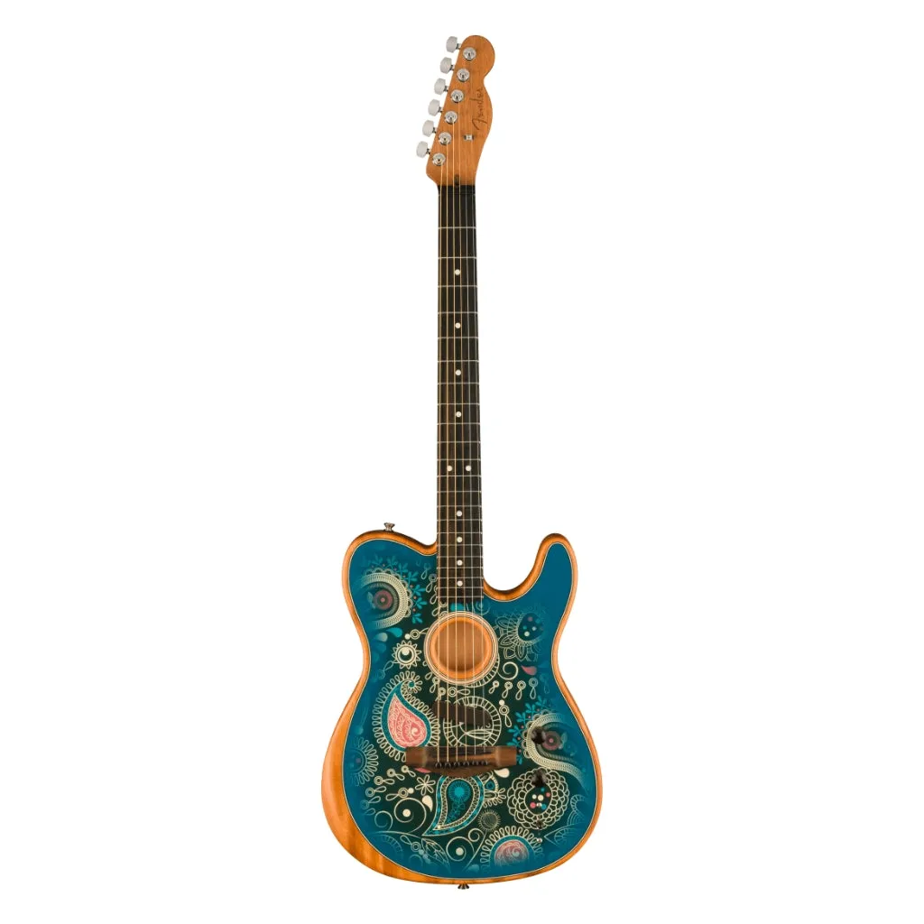 Fender American Acoustasonic Telecaster - Blue Paisley