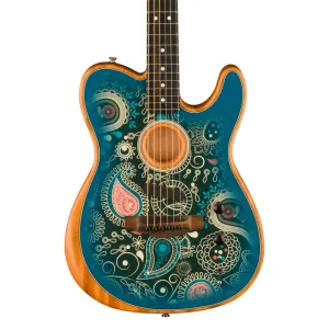 Fender American Acoustasonic Telecaster - Blue Paisley